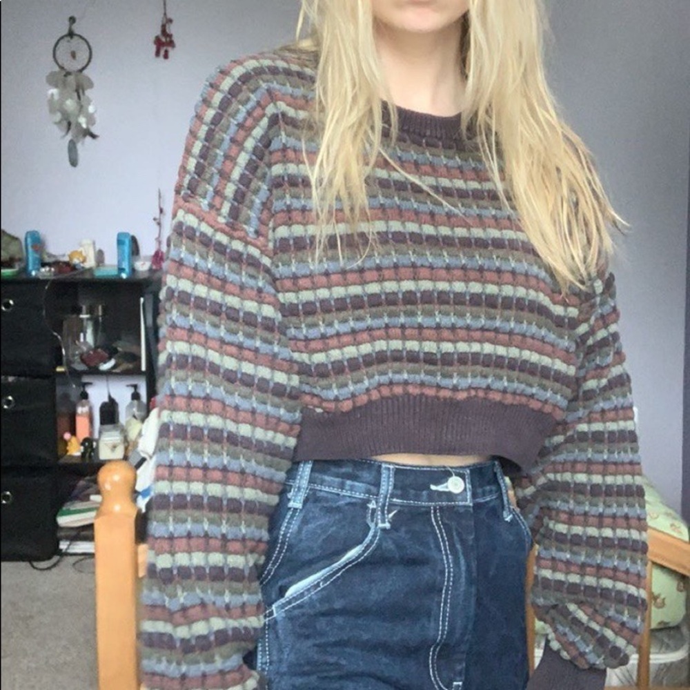 urban renewals cropped van heusen sweater